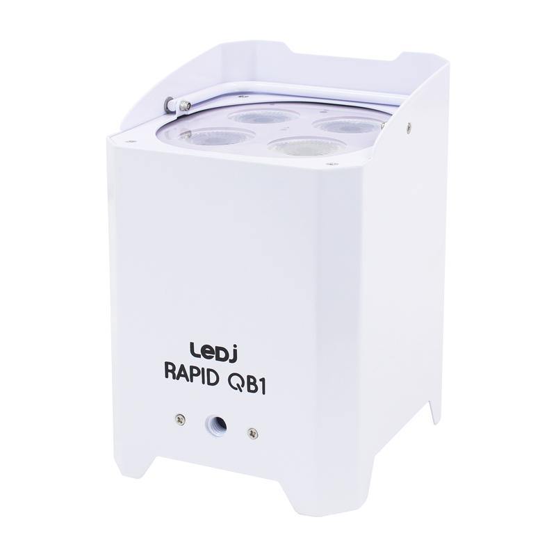 LEDJ Rapid QB1 RGBA IP (White Housing) - DY Pro Audio