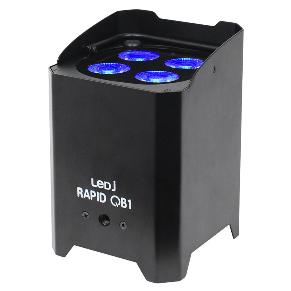 LEDJ Rapid QB1 RGBW Black - DY Pro Audio