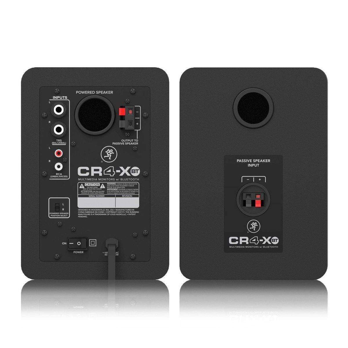 Mackie CR4-XBT 4" Multimedia Monitors with Bluetooth - DY Pro Audio