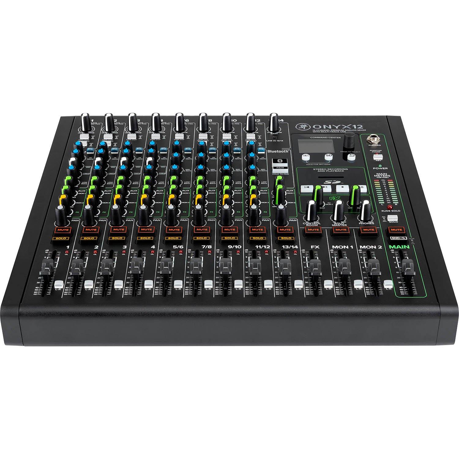 Mackie Onyx12 12 Channel Mixer with Multi-Track USB - DY Pro Audio