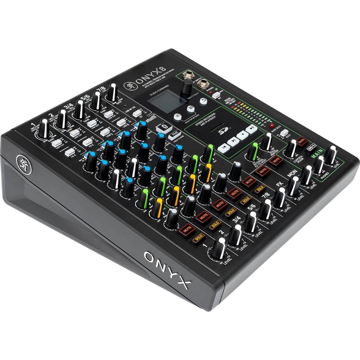 Mackie Onyx8 8 Channel Mixer with Multi-Track USB - DY Pro Audio