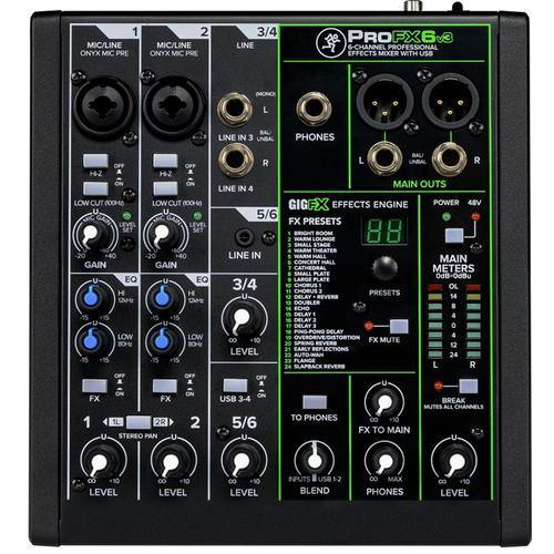 Mackie PRO FX6 v3 6-Channel USB Mixer - DY Pro Audio