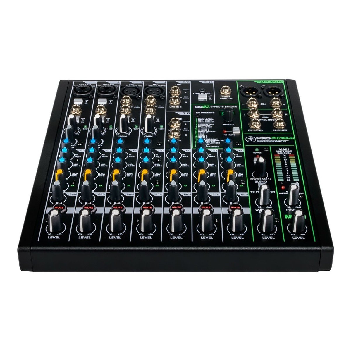 Mackie ProFX10v3 10 Channel Effects Mixer - DY Pro Audio