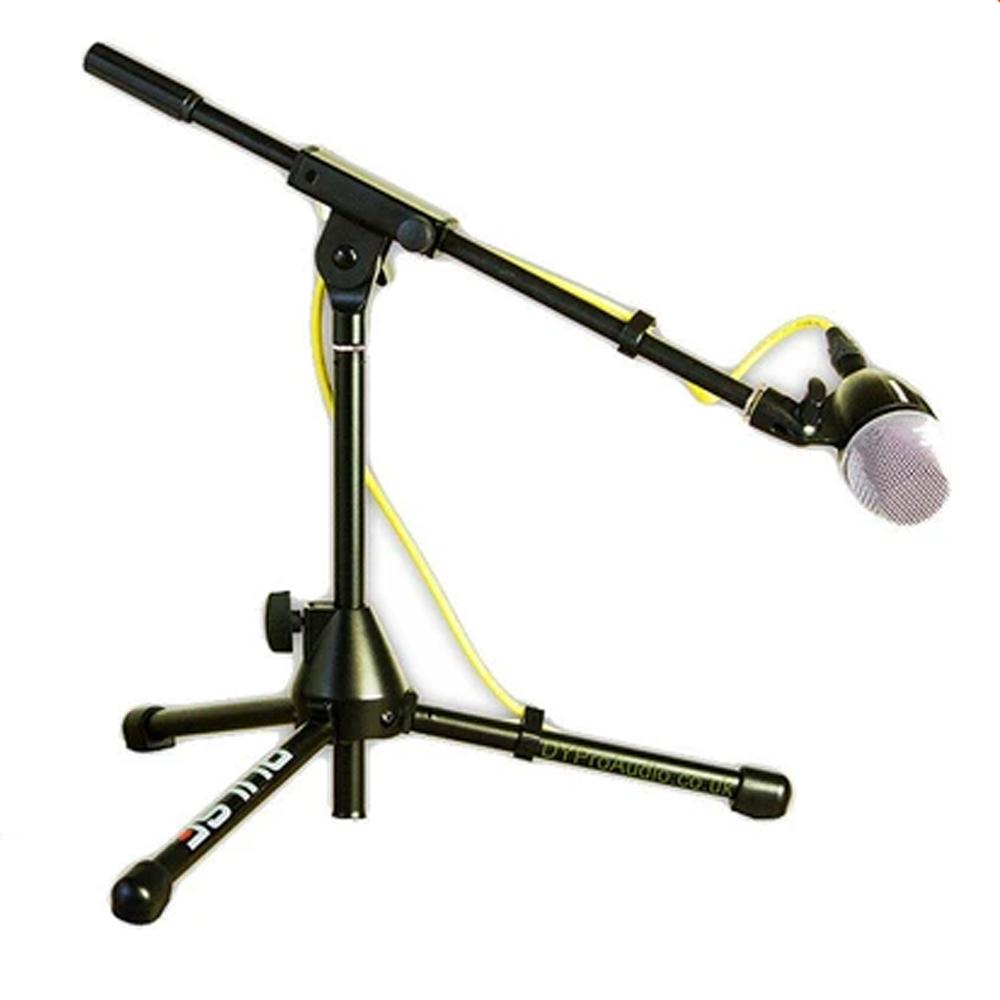 Microphone Boom Stand Short Kick Bass Snare Mic Stand With MIC CLIP - DY Pro Audio