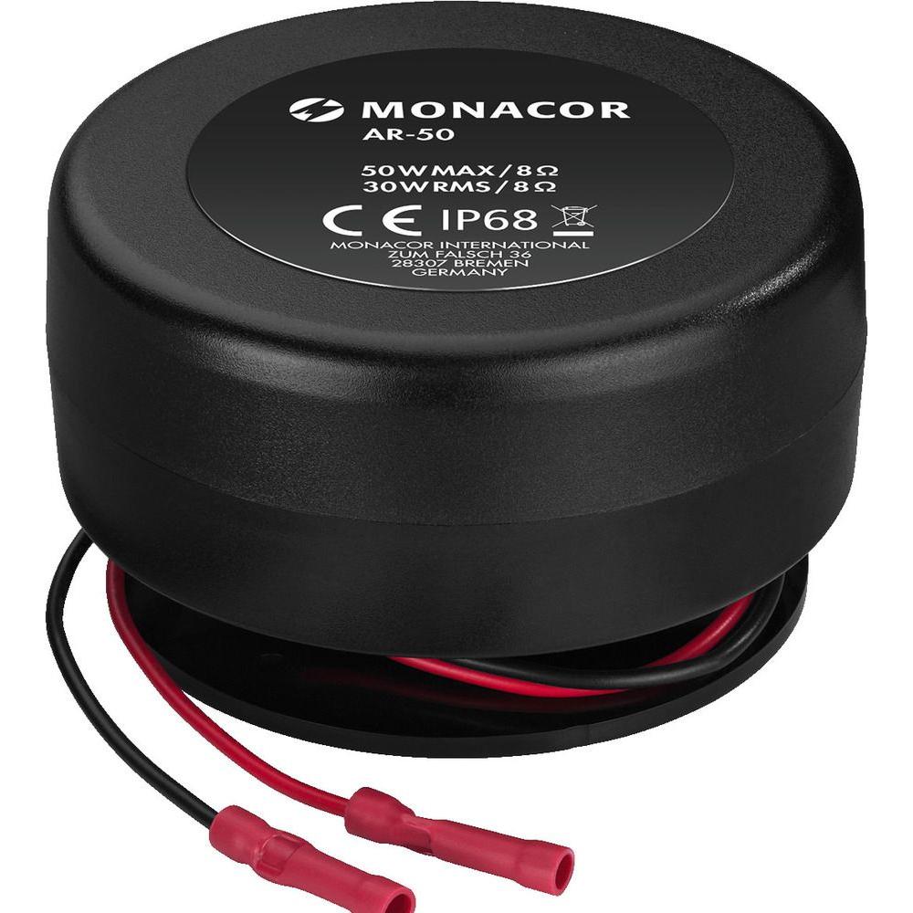 Monacor AR-50 50W Exciter Speaker IP65 80hm Resonator Weatherproof - DY Pro Audio