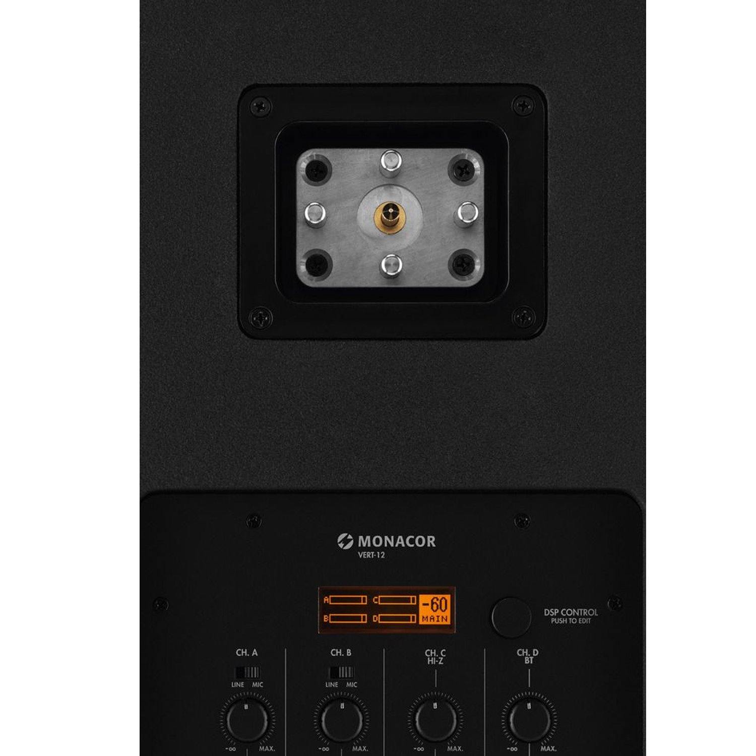 Monacor Vert-12 Active Column PA System - DY Pro Audio