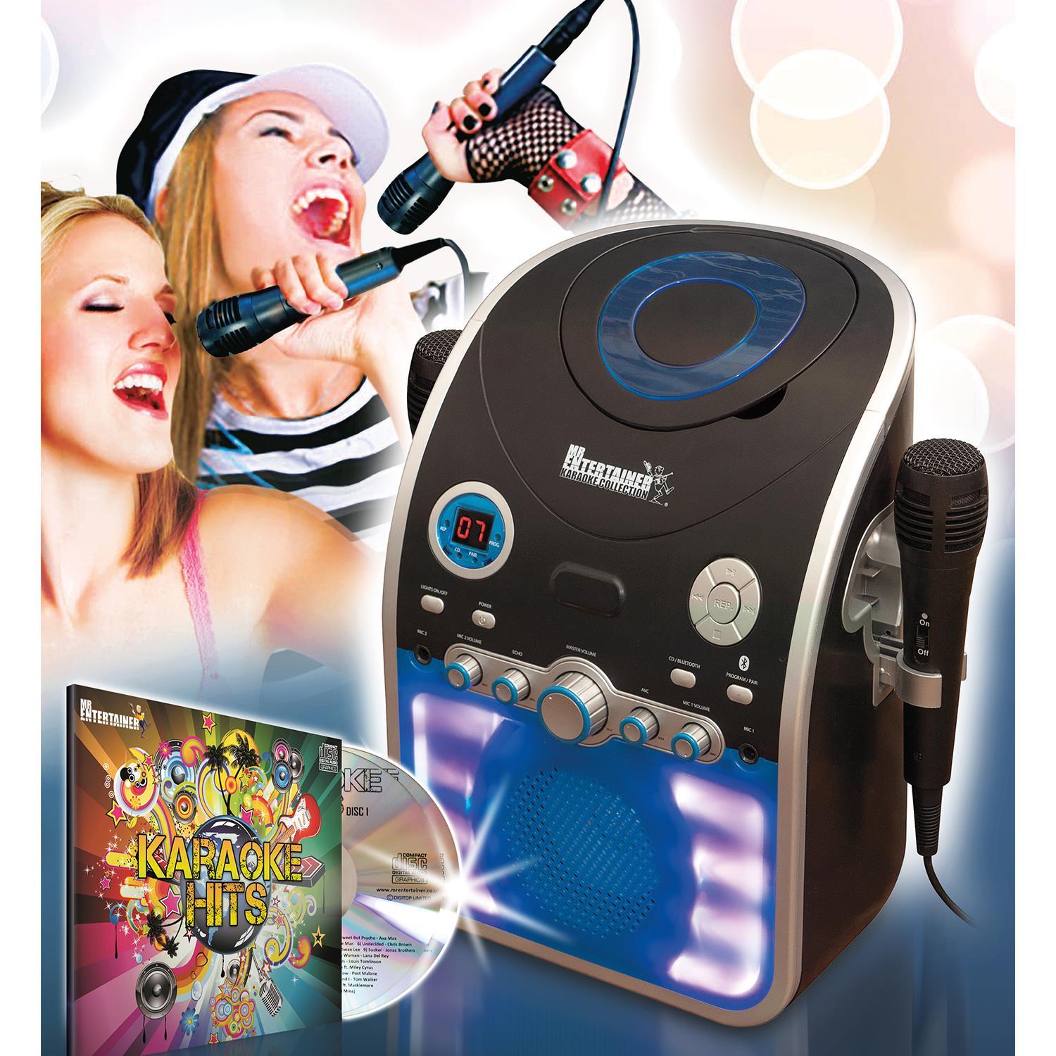 Mr Entertainer CDG Karaoke Machine With Bluetooth, CD, Lights - DY Pro Audio