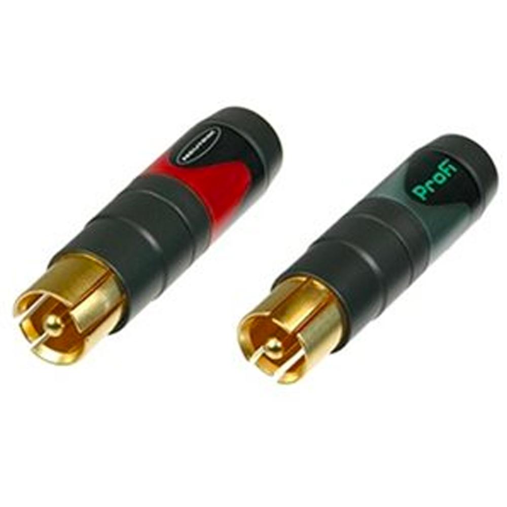 Neutrik NF2C-B/2 1 pair Profi Professional Phono RCA Plugs - DY Pro Audio