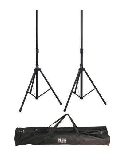 NJS Branded 35mm Adjustable Steel PA Speaker Stand Kit With Bag - DY Pro Audio