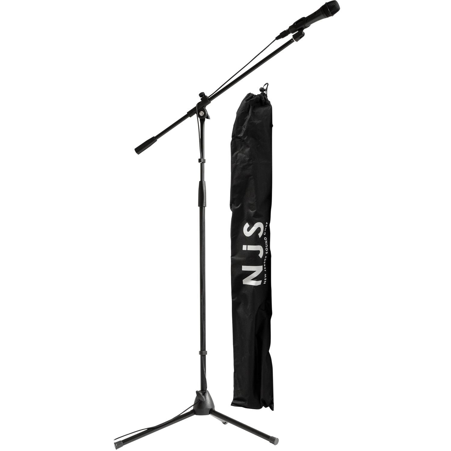 NJS Professional Complete Microphone & Stand Kit with Carry Bag - DY Pro Audio