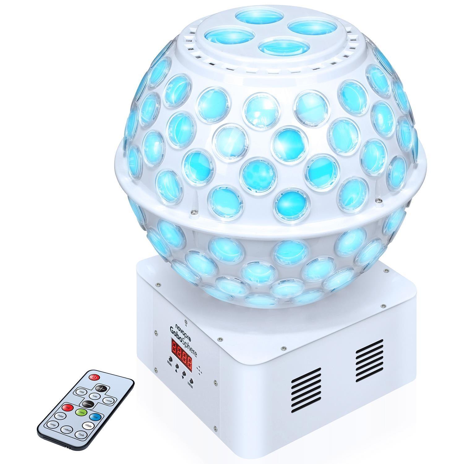Novopro GoboSphere Rotating LED Lighting Effect - DY Pro Audio