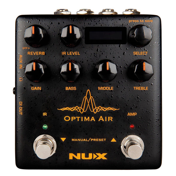 NuX Optima Air Acoustic Simulator & IR Loader Pedal - DY Pro Audio
