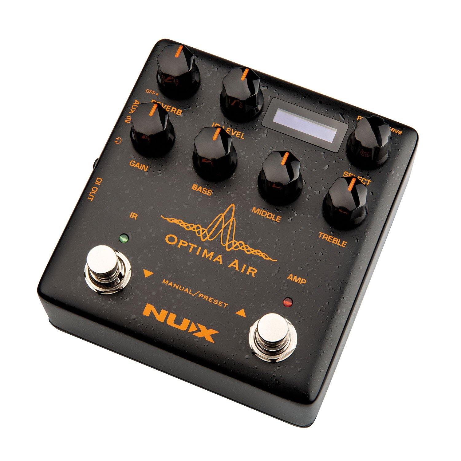 NuX Optima Air Acoustic Simulator & IR Loader Pedal - DY Pro Audio