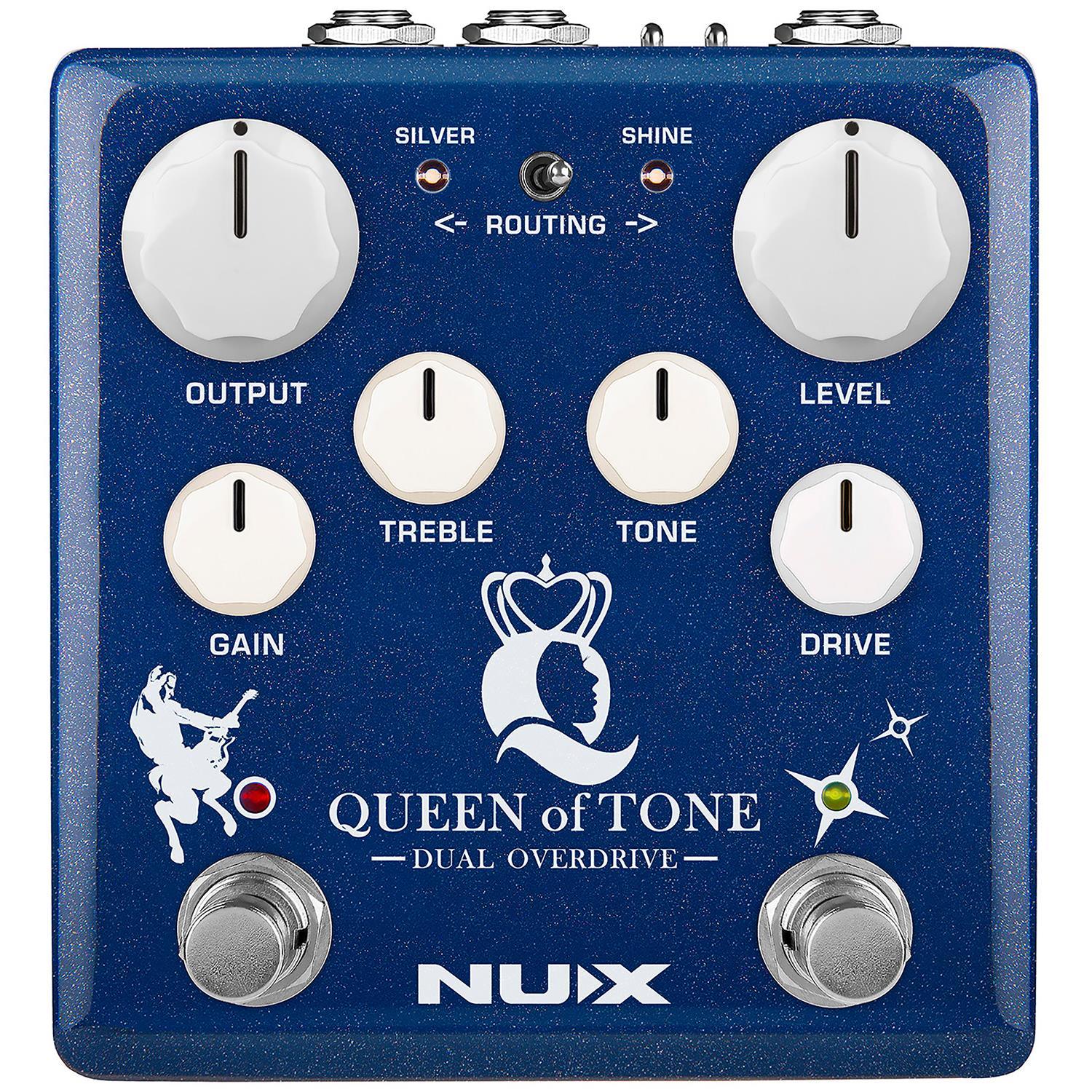 NUX Queen of Tone Dual Stacked Overdrive Pedal - DY Pro Audio