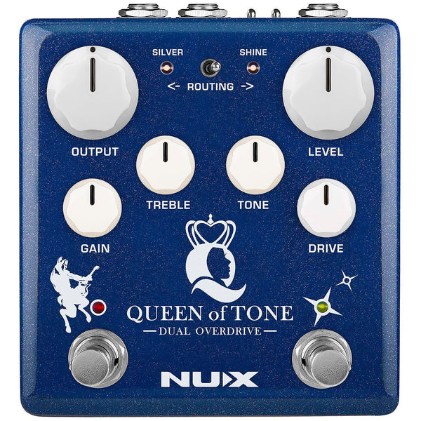 NUX Queen of Tone Dual Stacked Overdrive Pedal