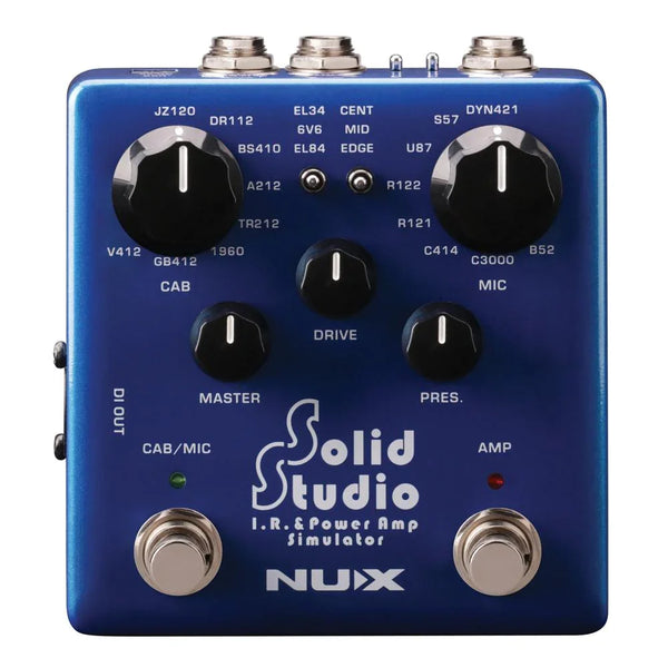 NUX Solid Studio IR & Power Amp Simulator Guitar Pedal - DY Pro Audio