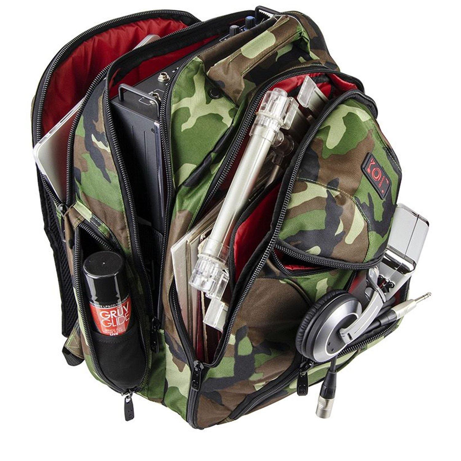 Odyssey BackSpin DJ Laptop Backpack Green Camo - DY Pro Audio