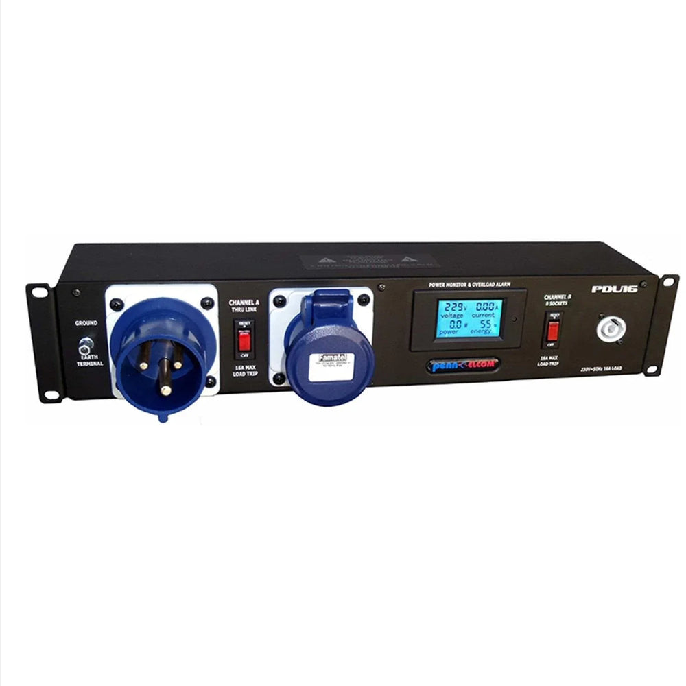 Penn Elcom 32A Rack Mount PDU With 8 x Neutrik powerCon