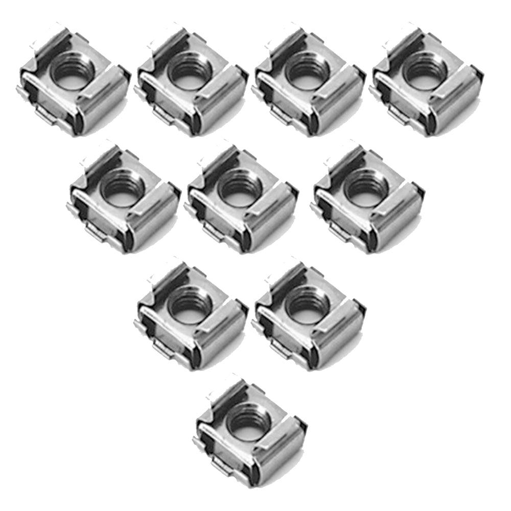 Penn Elcom M6 CAGE NUTS STAINLESS STEEL - DY Pro Audio