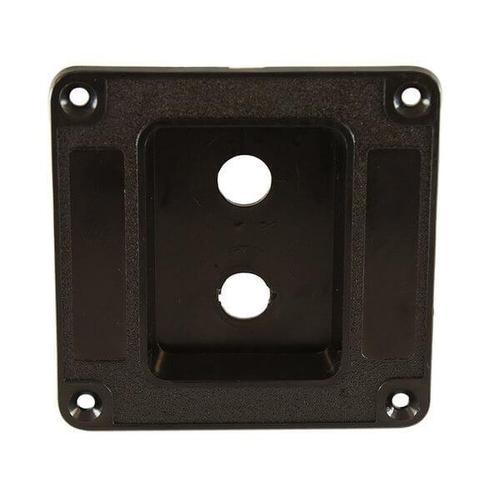 Penn Elcom Recess Dish Punched for 2 x Jack Sockets Plastic - DY Pro Audio