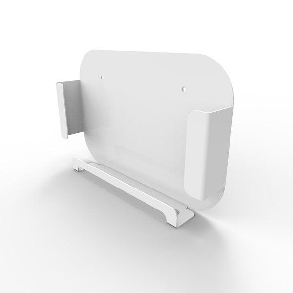 Penn Elcom Sky Q Mini Box Wall Bracket Gloss White - DY Pro Audio