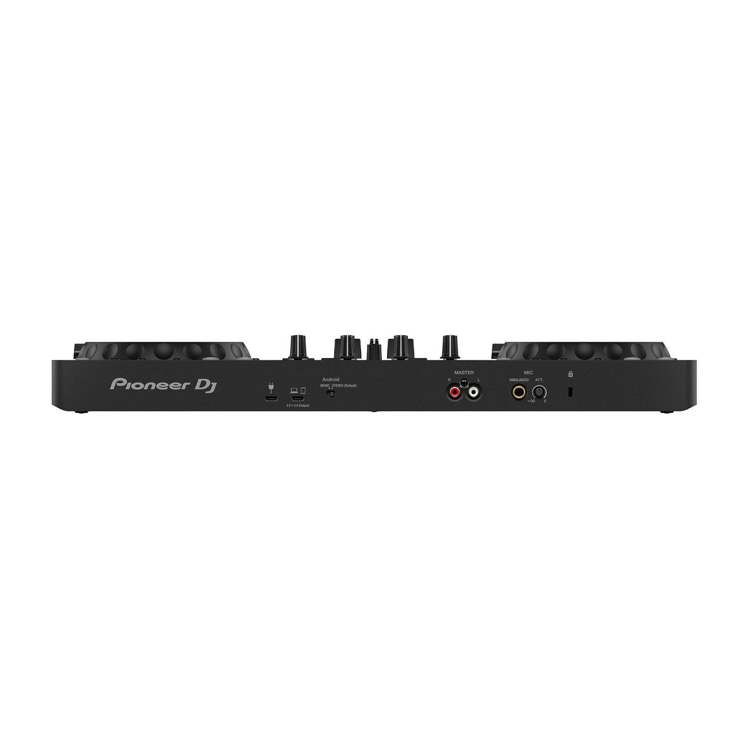 Pioneer DDJ-FLX4, DM-40 Black, Laptop Stand & Headphones Bundle - DY Pro Audio