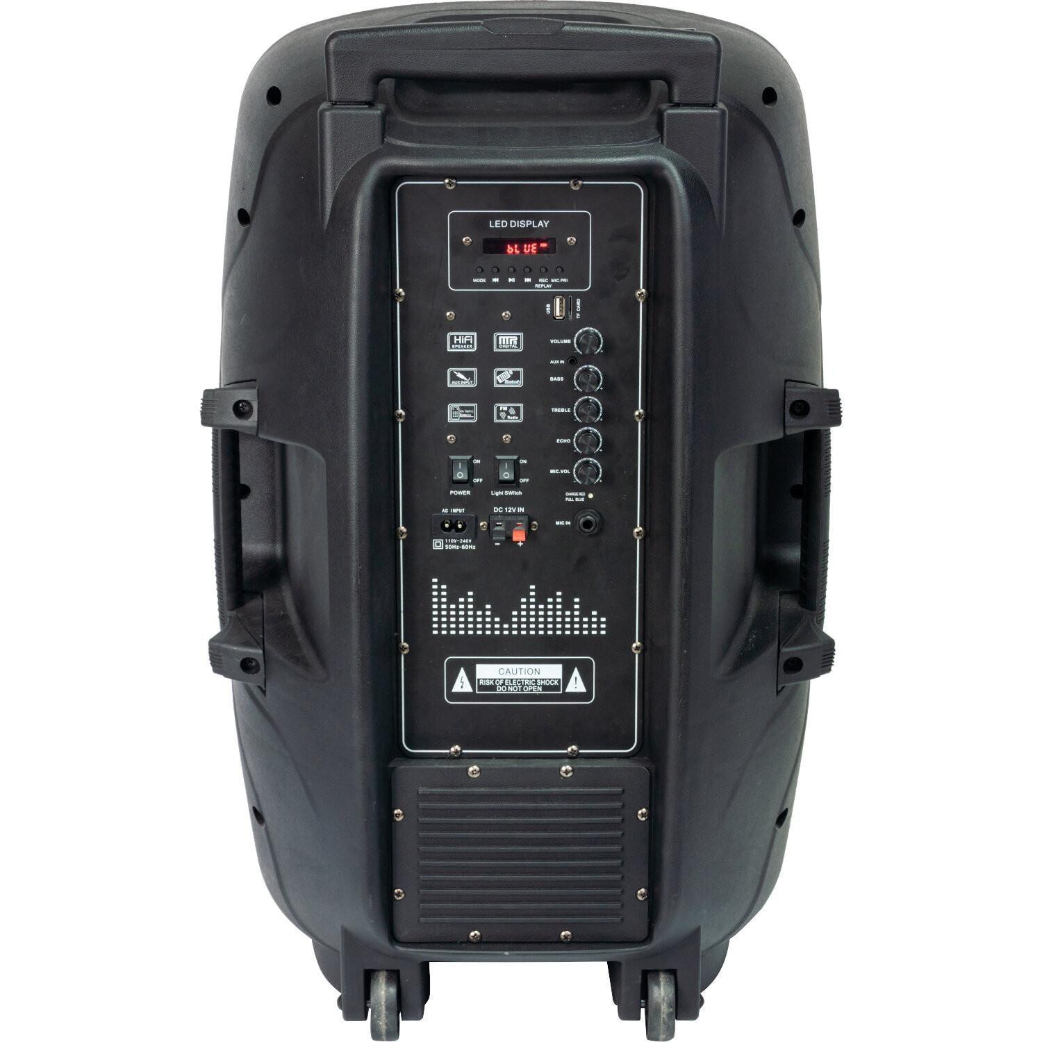 PLS PARTY-210LED 10" Portable PA System with Bluetooth, Remote - DY Pro Audio