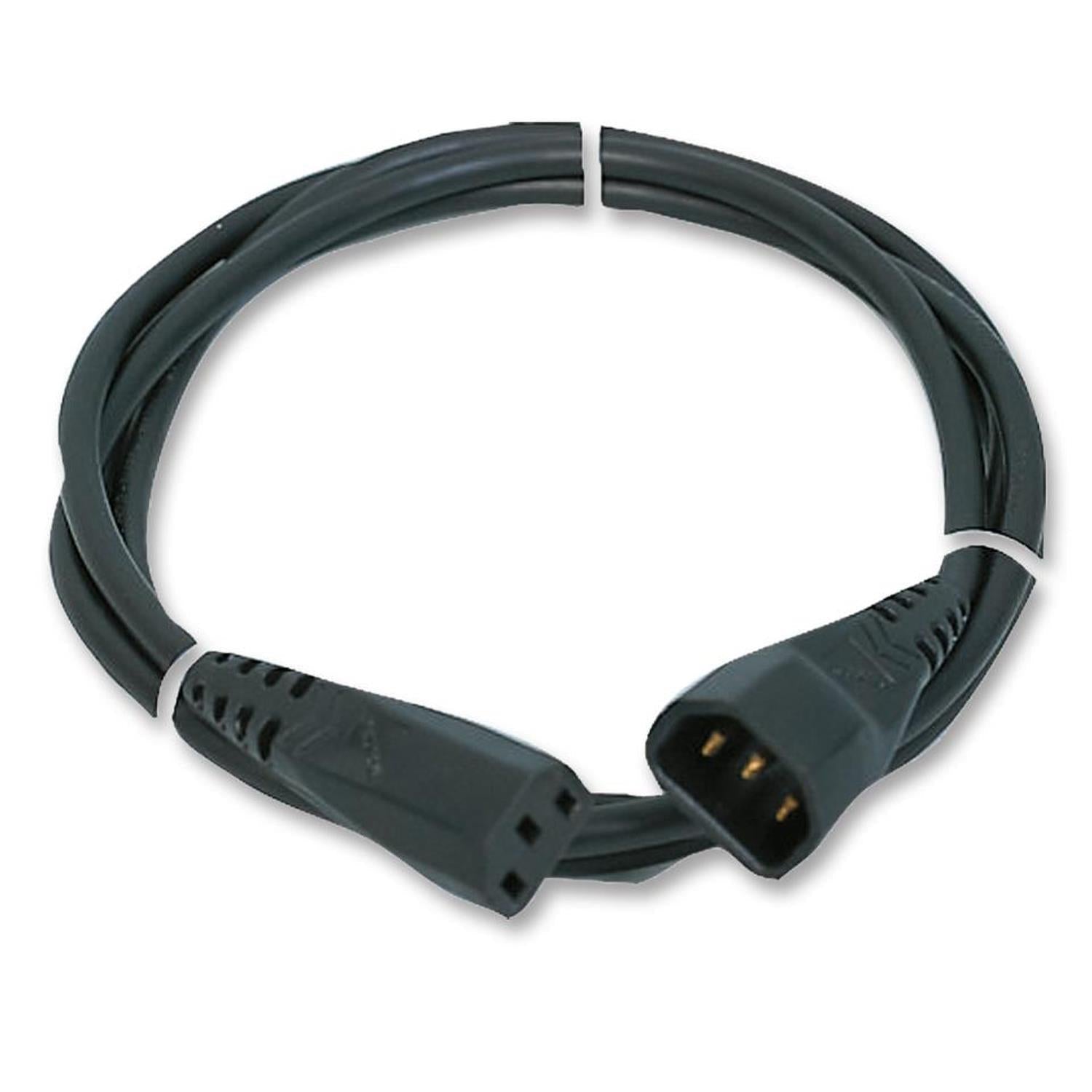 Pro Elec 0.5m C14 to IEC C13 IEC Extension Lead 10A - DY Pro Audio