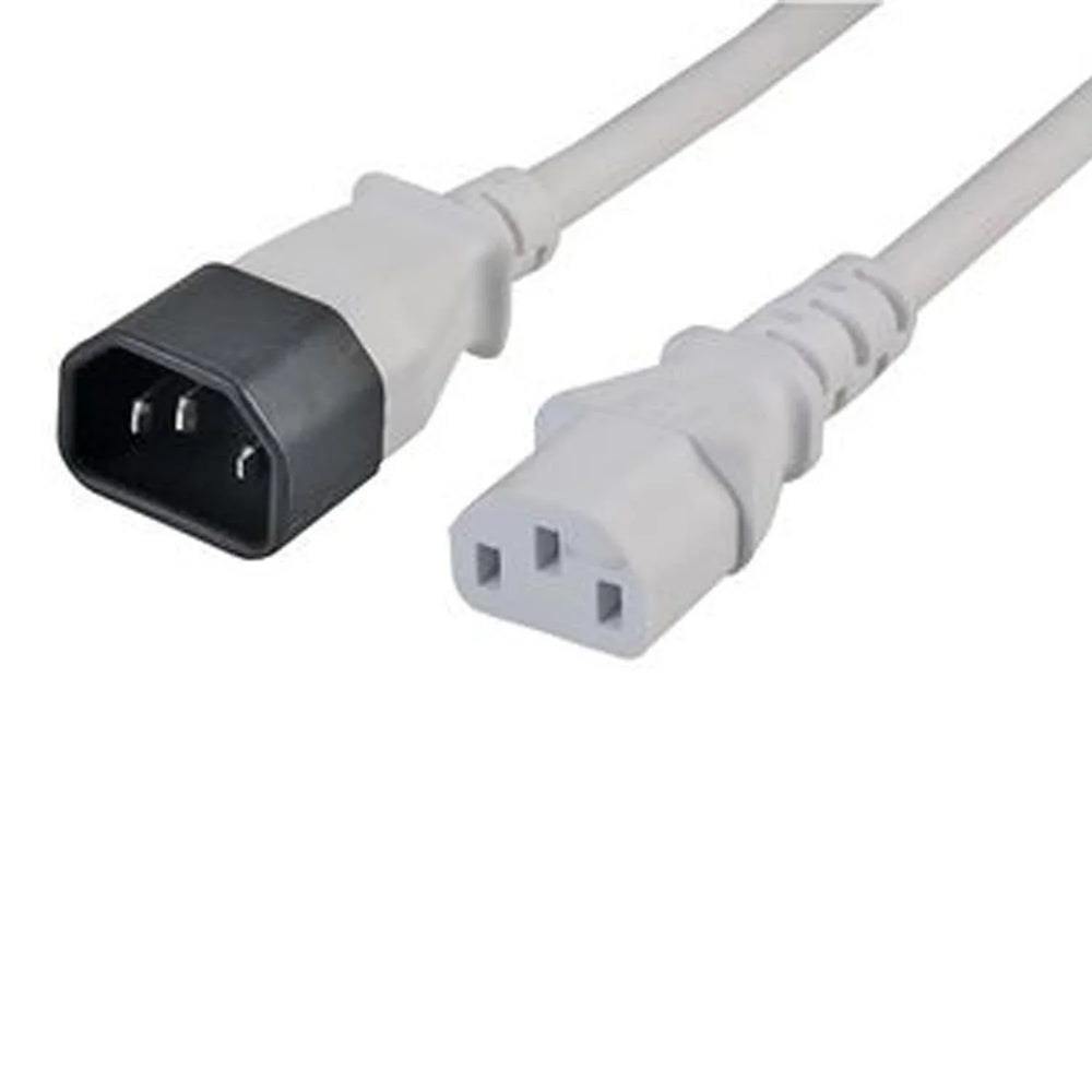 Pro Elec 10m IEC Male to IEC Female Power Lead, 6A