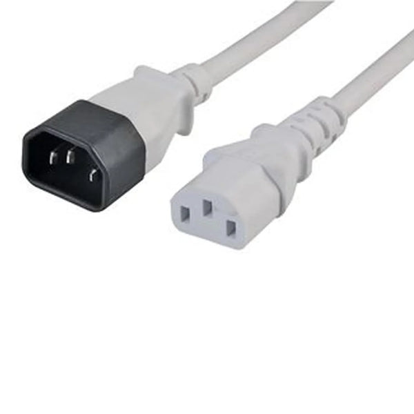 Pro Elec 10m IEC Male to IEC Female Power Lead, 6A