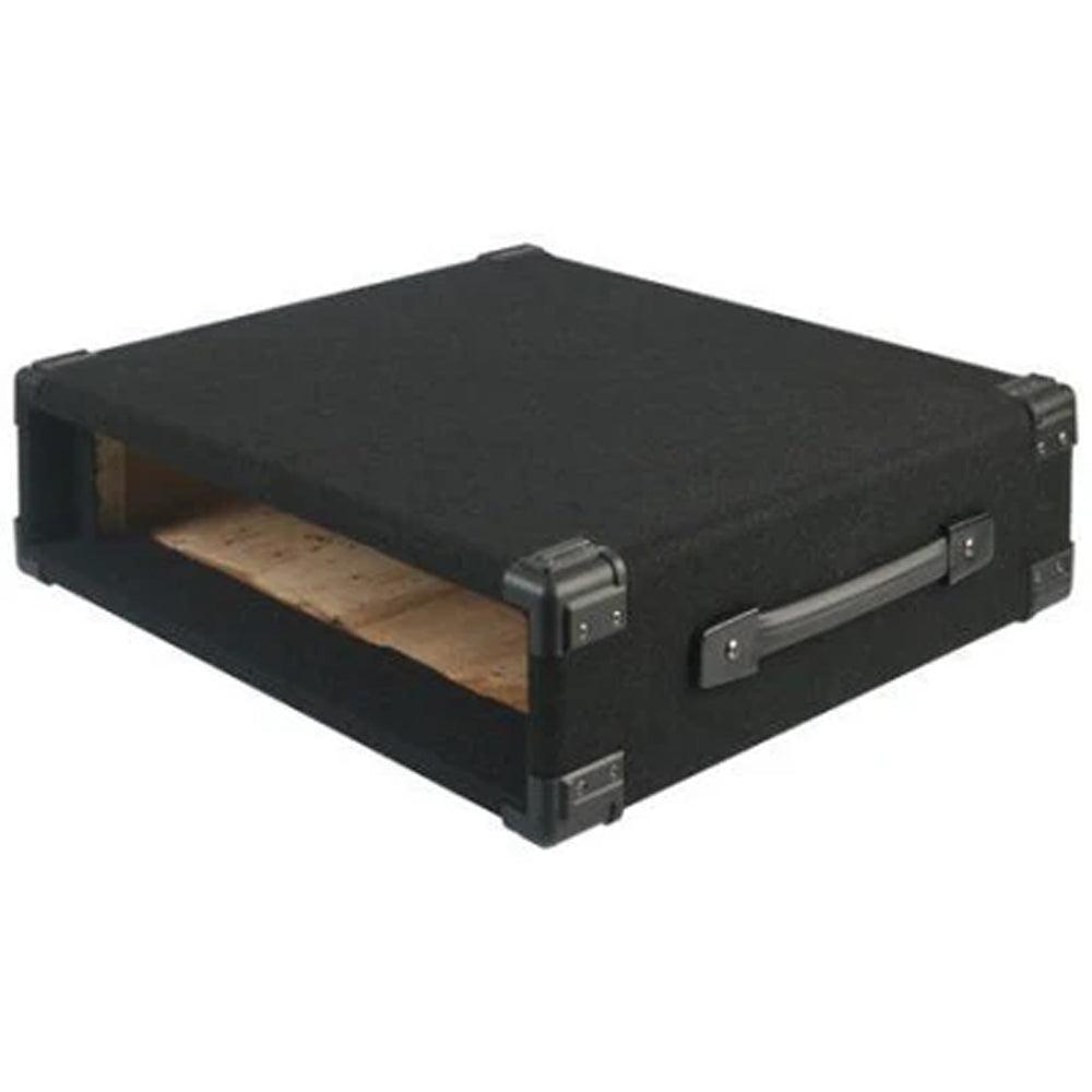 Pulse 2U Carpet Covered Wooden 19" Rack Sleeve Case - DY Pro Audio
