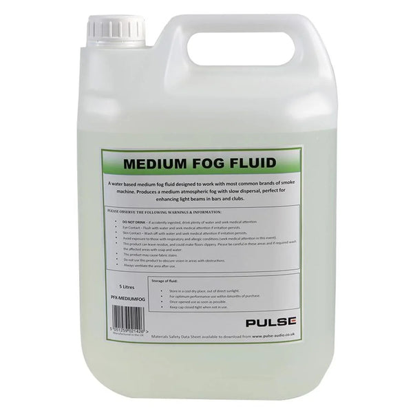 Pulse 5 Litres Medium Fog Fluid - DY Pro Audio