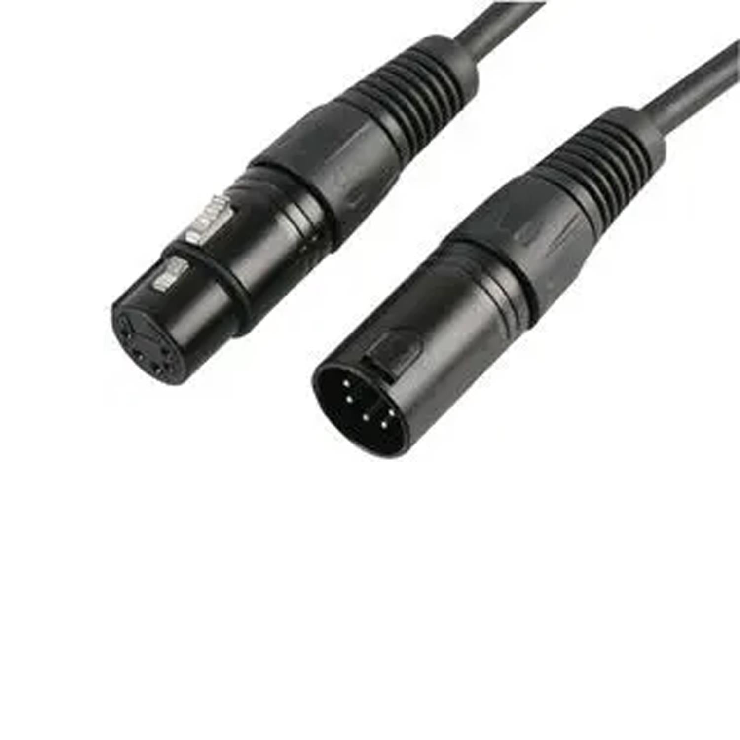 Pulse 5 Pin 1m DMX Cables - DY Pro Audio