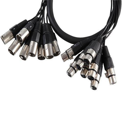 Pulse 8-Way XLR Plug To XLR Socket Loom 10m - DY Pro Audio
