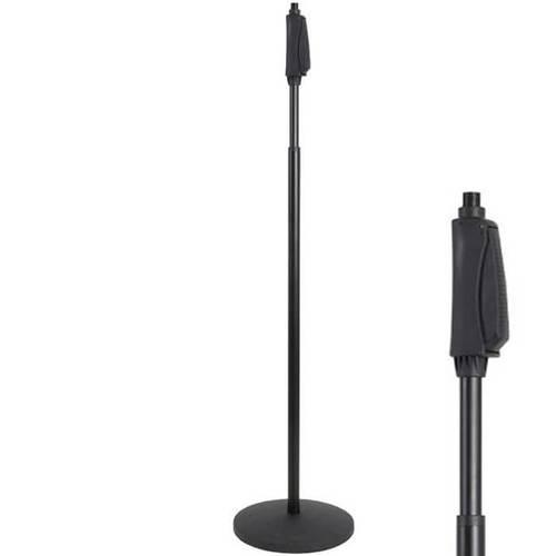 Pulse Adjustable Round Base One Handed Microphone Stand - DY Pro Audio