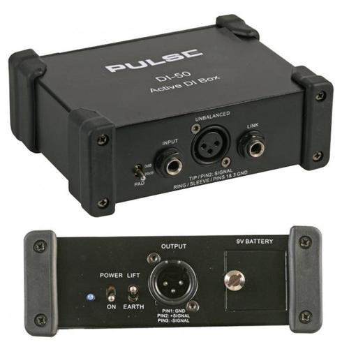 Pulse DI-50 Active DI Box - DY Pro Audio