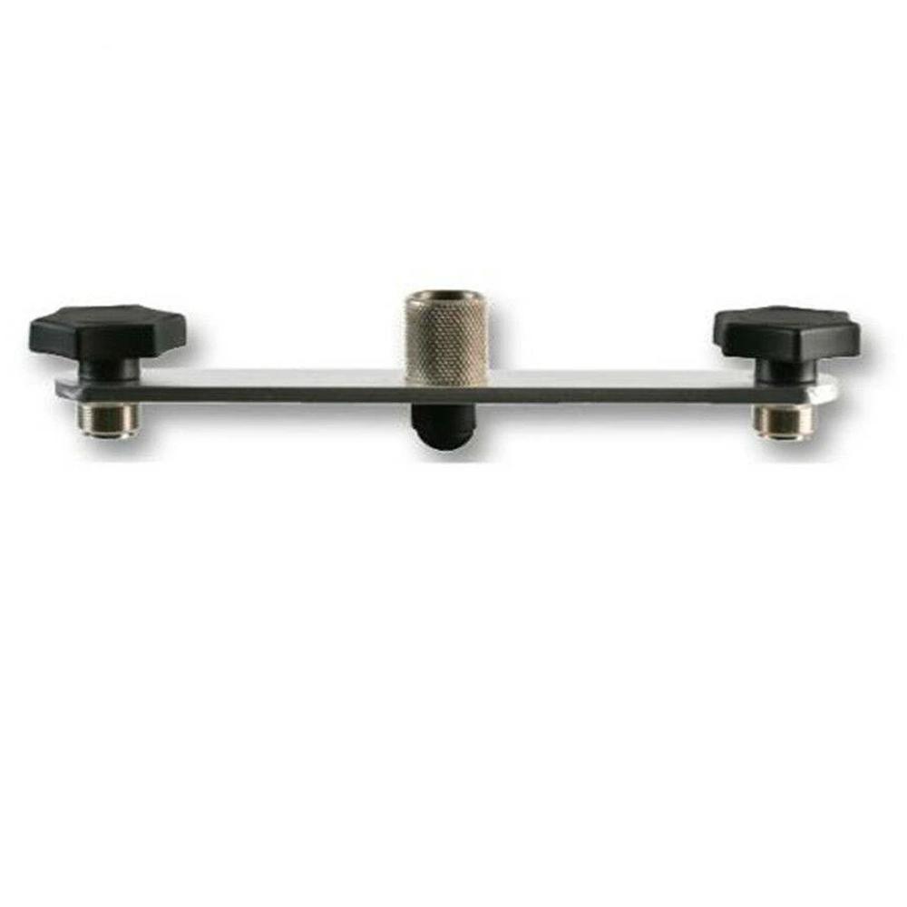 Pulse Microphone Stand Stereo Bar Mount - Hold 2 Microphones, - 185mm - DY Pro Audio