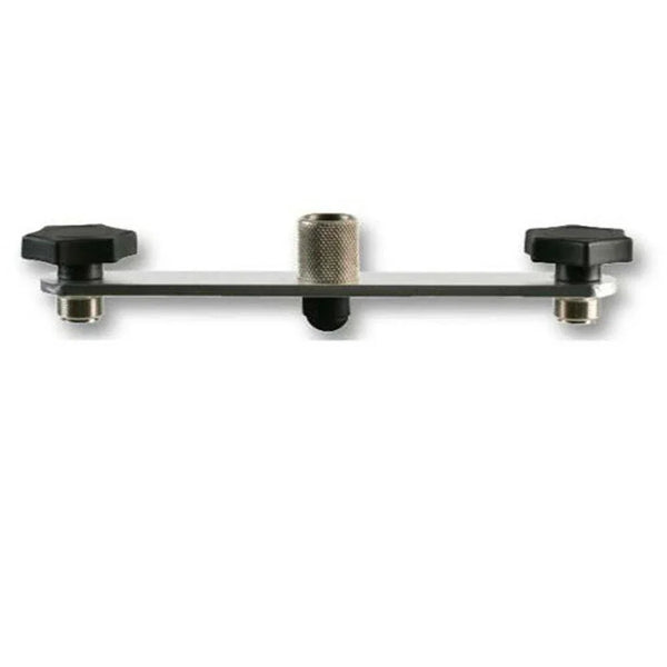 Pulse Microphone Stand Stereo Bar Mount - Hold 2 Microphones, - 185mm - DY Pro Audio