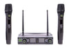 Q-Audio QWM 1950 HH Dual Channel UHF Wireless Microphone Channel 70 (863.1 – 864.9 MHz) - DY Pro Audio