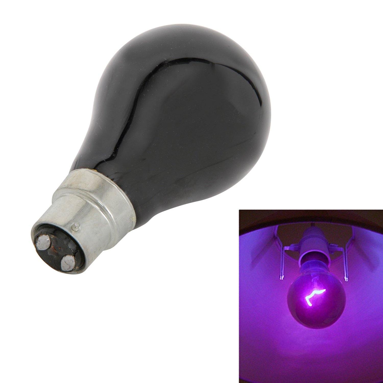QTX 75W Black Light UV Effect Bulb E27 - DY Pro Audio
