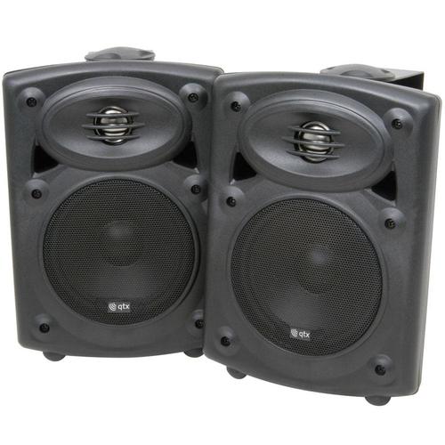 QTX Amplified Stereo Speaker System - DY Pro Audio