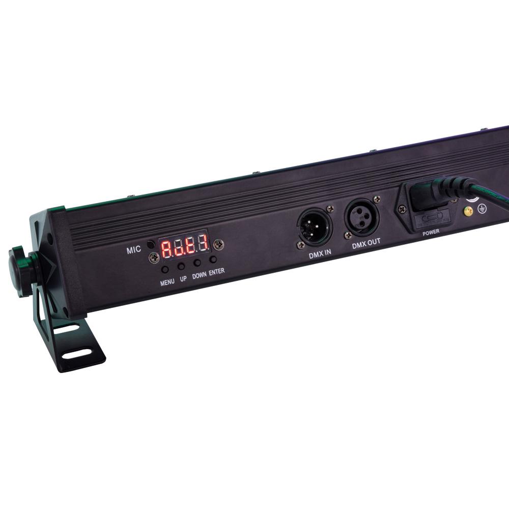 QTX C-BAR 24 x 3W RGB DMX LED Uplighter Bar - DY Pro Audio