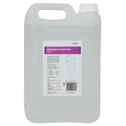 QTX High Quality Haze Fluid 5L - DY Pro Audio