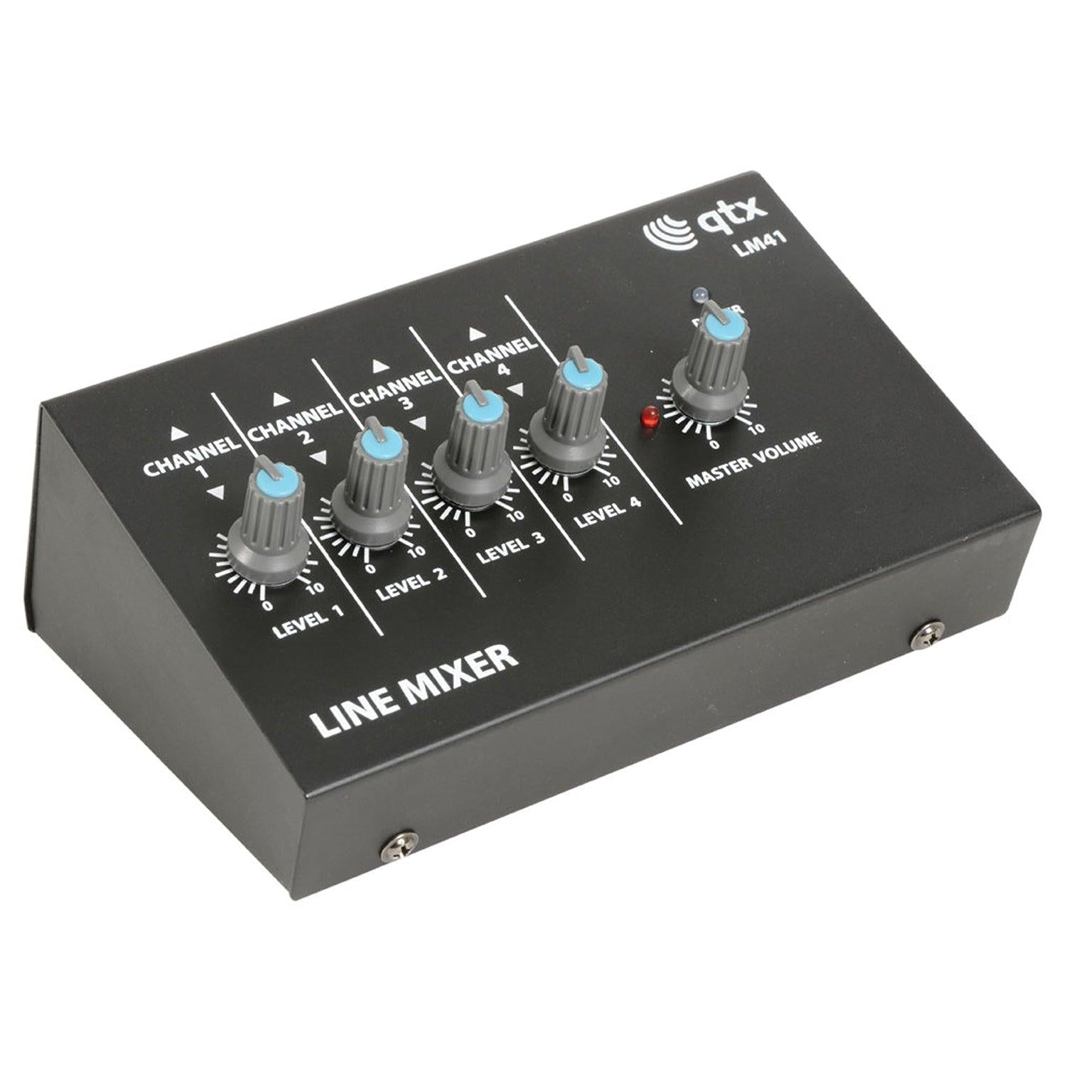 QTX LM41 Mini Line Level Mixer - DY Pro Audio