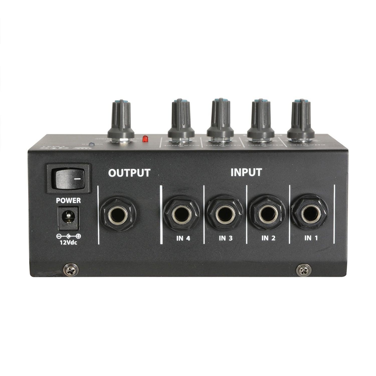 QTX LM41 Mini Line Level Mixer - DY Pro Audio