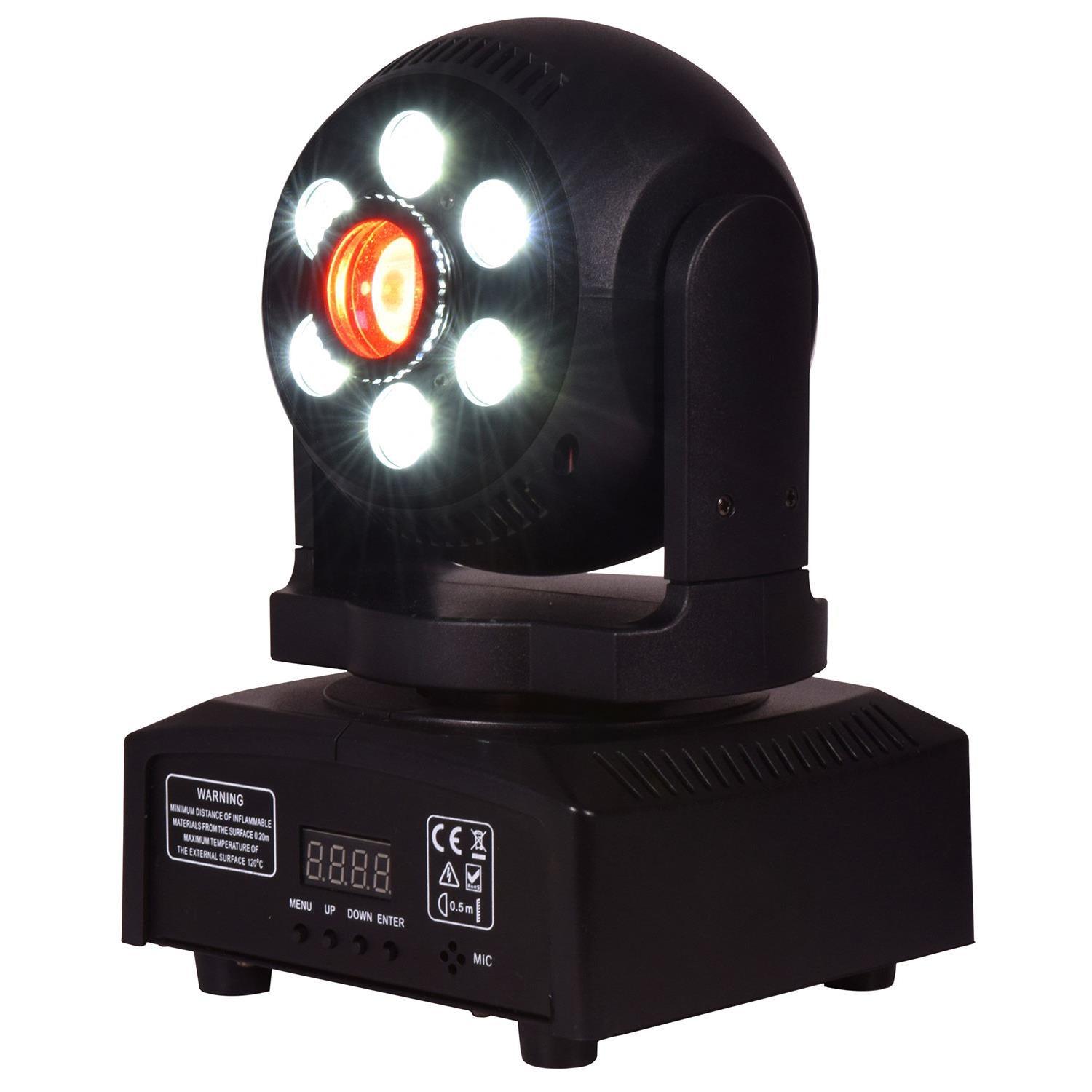 QTX MHS-100G: 100W Spot-Wash LED Moving Head with GOBOs - DY Pro Audio