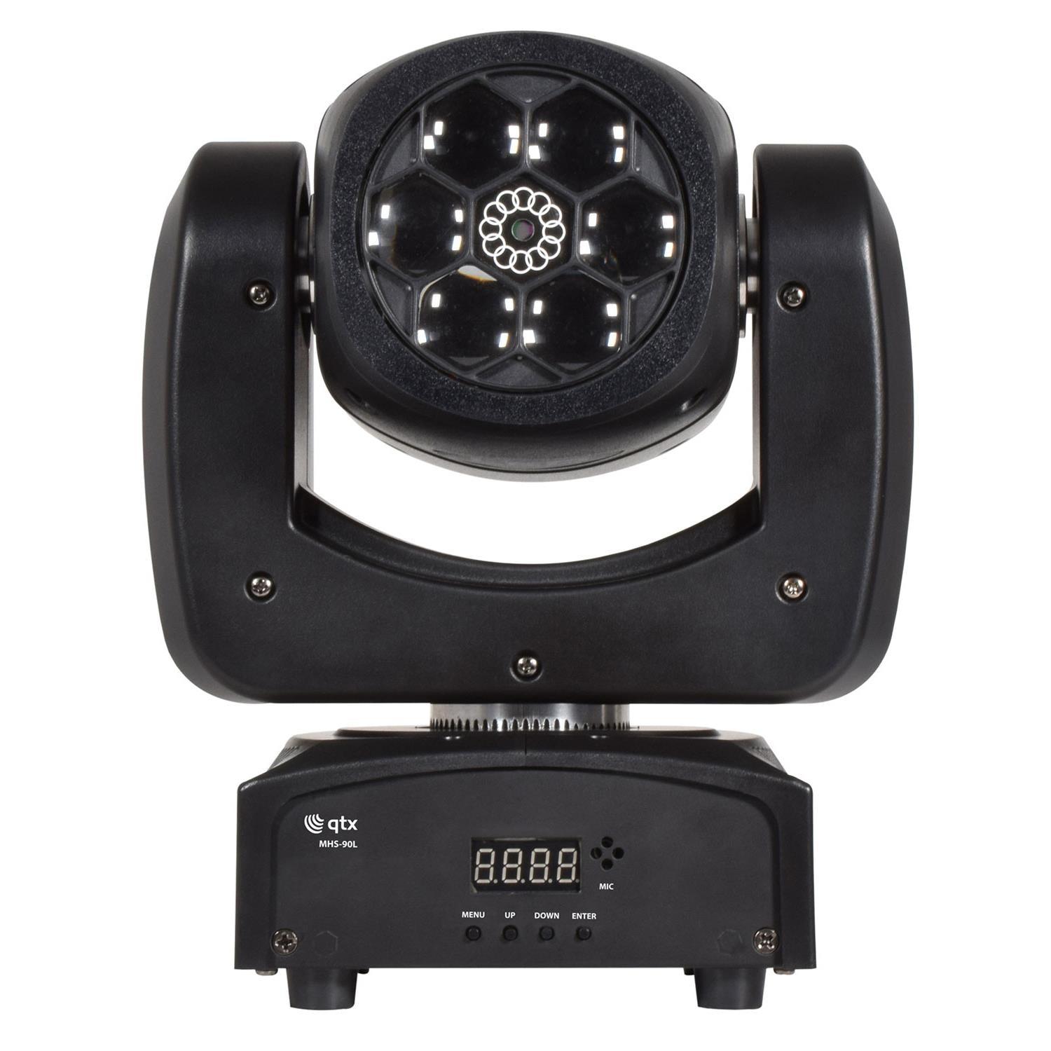 QTX MHS-90L: 90W LED Moving Head with Laser - DY Pro Audio