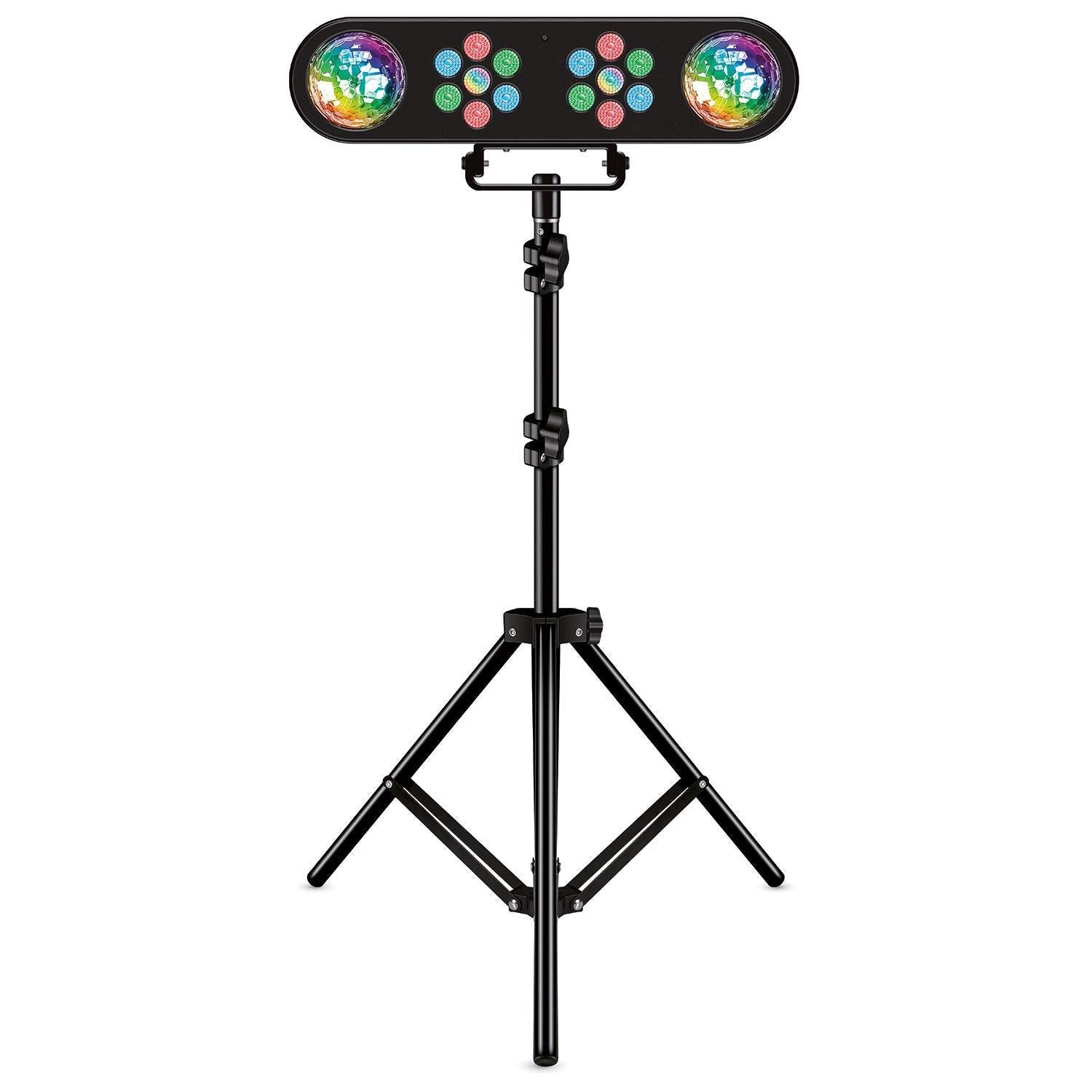 QTX PAR-T Bar: LED Party Bar and Stand Kit - DY Pro Audio