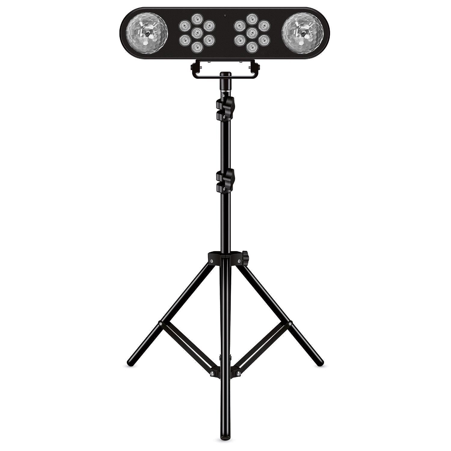 QTX PAR-T Bar: LED Party Bar and Stand Kit - DY Pro Audio
