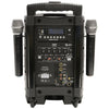 QTX PAV8 portable PA set + 2 UHF mics, CD/DVD, USB/SD & Bluetooth